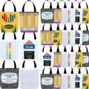 24 Pcs Pre-K Graduation Gifts Bags Bulk Pencil Crayon Non Woven Bag Bulk Notebook Composition Classroom Tote Bag for Preschool Kindergarten Graduation Back to School First Day of School Supplies
