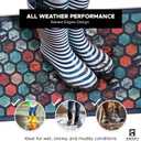 Extra Durable, Superior Absorption, Front Door Mat for Outdoor & Indoor - Welcome Mat for Entryway, Entrance, Patio, Porch - Waterproof, Non-Slip Backing, Coarse Fibers (Hive,18x30)
