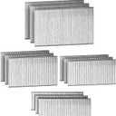 SITLDY Straight Finish Nails, 16 Gauge, 1200-Pack (1-1/ 2", 1-3/ 4", 2", 2-1/ 2", 300 Per Size), Galvanized, Assorted Size Project Pack