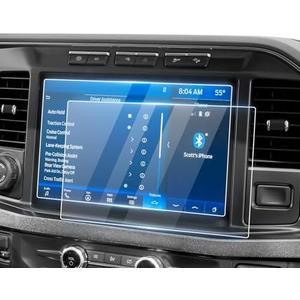 [Upgrade] 1 Pack 2023~2025 Ford Super Duty F-250 F-350 F-450 12-Inch Screen Protector [Military-Grade Sturdy] [No Glare & Fingerprint] for Touchscreen Tempered Glass Ultra Clear Car Radio Screen Cover
