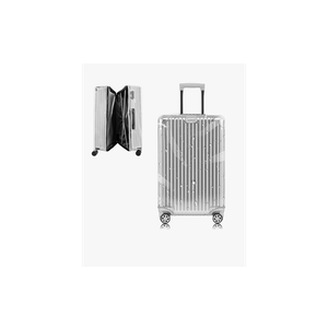 Yotako Upgraded Zippered Clear PVC Suitcase Cover, 24 Inch Luggage Covers for Suitcase Luggage Protector Cover 24''