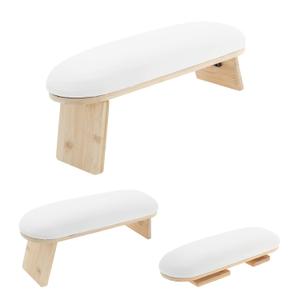 Arm Rest for Nails Tech, Professional Adjustable Nail Arm Rest Cushion, Nail Arm Rest, Soft Manicure Hand Rest Stand, White, 1 Set