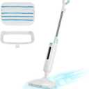 Sweetcrispy Steam Mop for Floor Cleaning,Lightweight Floor Steamer Cleaner for Hardwood/Tile/Laminate Floors Carpet, 2 Washable Pad, Light Green