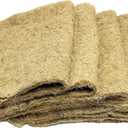6 Pack Jute Burlap Grow Mats - 10x20 Inches Hydroponic Grow Pads for Seed Starter and Sprouting Tray