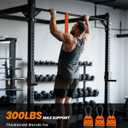 Pull Up Assistance Bands, Adjustable Heavy Duty Resistance Band for Pull Up Bar, Pull Up Assist Bands with Feet Rest for Strength Training, Home Fitness Workout Equipment, Height Adjustable