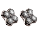 Replacement Head Compatible with Shaver PRO 4, Blade Fit for Skull Pitbull, Butterfly Kiss PRO & Palm Shavers, Replacement Head for Electric Shaver & Blade for Bald Head and for Men/Women (2 Pcs)