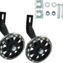 Murtenze 1 Pair of Children's Bicycle Auxiliary Wheel Bicycle Accessories, Flash Silent Training Wheels for 12" Training Wheels Kids Bike Wheel