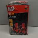 BIG RED T43002A Torin Steel Jack Stands: Double Locking, 3 Ton (6,000 lb) Capacity, Red, 1 Pair