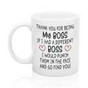 XQLZY Colleague Boss Funny Coffee Mug, Colleague Boss Office Mug, Work Gifts for Work Partner Chief, Birthday Present for Men Women Worker