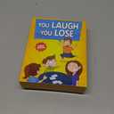 BRAVEBUG You Laugh You Lose Game - Funny Charades Kids Games - Board Games for Kids & Teens - Try Not to Laugh Challenge - Sleepover Party Supplies for Girls, Birthday Game for Family, Kids & Girls