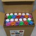 LovesTown 24PCS Light Up Glow Sticks Pop Tubes for Easter Basket Stuffers, Glow in the Dark Party Favor Supplies for Kids Supplies, Light Up Necklace Bracelet Accessories for Boys Girls Birthday