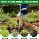 40 Inch Soil Sampler Probe, Stainless Steel Soil Core Sampling Tool with T-Handle, Heavy Duty Soil Probe for Lawn, Garden, Farm & Soil Testing (EXP 10/26/26)
