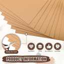 Feifeiya 15 Pack Corrugated Cardboard Sheets 24 x 36 Inch Large Flat Cardboard Sheets Packaging Inserts Flat Square Inserts for Shipping Packing Mailing Crafts