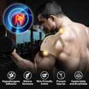 Kinesiology Tape for Shoulder Precut, 12 PCS Shoulder Tape for Pain Relief, KTQUICK Original Cotton Waterproof & Breathable, Enhance Elastic Sports Tape for Pain Support and Muscle Sports, Beige