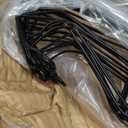 10 Panels No Dig Decorative Outdoor Garden Fence for Yard, 24 in(H) X 20 ft(L) Animal Barrier Fencing Rustproof Metal Wire Panel Border for Dog, Rabbits, and Patio Temporary Ground Stakes