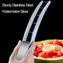 2 x Watermelon Cutter Slicer Cut Watermelon Into Cubes Knife Melon Baller for Kitchen Gadgets Useful Cool Tool