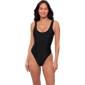 Sports Illustrated Women's Women's Classic Tank One Piece (XX-Large, Black)