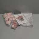 Fullhawl 50 Sets Wedding Invitations Wraps Set Rose Gold Foil Pre Folded Vellum Jackets for 5 x 7 Invitations Pink Dried Flowers Wax Seal Stickers Chiffon Silk Ribbon for Craft DIY