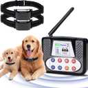 Wireless Dog Fence for 2 Dogs, Wireless Dog Fence System & Dog Training Collar