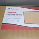 VIZ-PRO Magnetic Dry Erase Board, 36 X 24 Inches, Silver Aluminium Frame