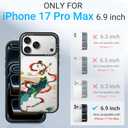 Clear TPU Phone Case Cover for iPhone 17 Pro Max with Design, Drop Protection, Cute Case for Girl Women, Chang'e Flies The Sky