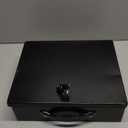 Fireproof Document Box, Fire Resistant Safe Box with Key Lock for Home, Portable Fireproof Lock Box for Personal Items, Passport, Cash, Tablet, X Large 13.2" x 11" x 4.13"