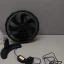 Koonie 12 Inch Wall Mount Fan, Quiet Wall Fan with Timer, 9.8ft Wired Remote, 80 Oscillation, 100 Adjustable, 3 Speeds High Velocity for RV Bedroom Kitchen Office Garage