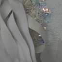 Angel Wings and Halo Headband for Women Adults Girls - Chiffon Fairy Wings, Costume for Halloween Christmas Party Cosplay (Medium, White)