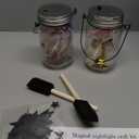 2Pepers DIY Fairy and Unicorn Nightlight Craft Kit (2 Pack), Fairy Lantern Jars Arts and Crafts for Girls, Make Your Own Unicorn Lamp Decor Craft Project, Gifts for Kids