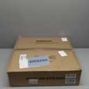 VOLISUN Low Profile Ceiling Fans with Lights and Remote, Fandelier Ceiling Fan Flush Mount, 3000K-6500K Smart Bladeless LED Fan Light, Black Modern Ceiling Fans with Lights for Bedroom (19.7 INCH)