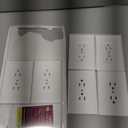 Bates Duplex Wall Outlet Covers - 10 Pack, White Wall Plates