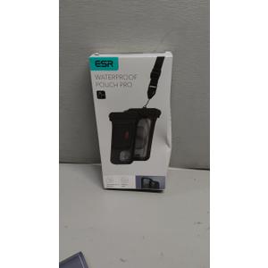 ESR Waterproof Phone Pouch for iPhone 13/14 / 15, Underwater Touch Sensitivity, IPX8 Floating Waterproof Cellphone Case with Lanyard, Dry Bag for Snorkeling, Black