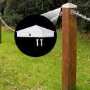 Dunzy Post Caps Aluminum Pyramid Fence Deck Post Caps Cover for Nominal Sleeve with Screws for Outdoor Mailbox Dock Wood(4 x 4,White,8 Packs)