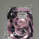 Pink Graduation Decorations Class of 2026 - Glitter She Believed She Could So She Did Banner and Hanging Swirls, Grad Party Supplies for Women High School College Nurse