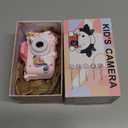 Upgrade Kids Selfie Camera,Chritmas Birthday Gift for 3-9 Years Old Girls,Portable Toy for 3-9 Year Children,Toddler 1080HD Digital Video Camcorder Camera with 32G SD Card Pink