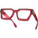 miyya Blue Light Blocking Glasses for Women, Blue Light Glasses for Women Oversized Fashion Glasses (Brick)