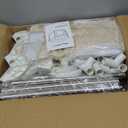 58.3"x58.3"x29.9" Large Dog Playpen Indoor, Extra Tall Puppy Playpen with Removable Roof, Sturdy Fabric Dog Pen for Medium to Large Pets, Spacious Hexagonal Pet Playpen Indoor for Comfort & Security