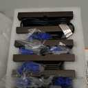 CLOUDY BAY 5CCT 12V 4W Low Voltage LED Step Light with Horizontal Louvered Faceplate for Steps Decks Stairs, Outdoor Stair Lights, Wet Locations,6 Pack, Oil Rubbed Bronze