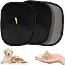 Pet Hair Removal Glove for Cats & Dogs, 3Pcs Upgraded Electrostatic Pet Hair Remover, Reusable Hair Remover Glove for Couch, Furniture, Carpet, Curtain