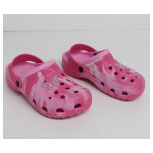 G Pink Butterly charm clog Us 1
