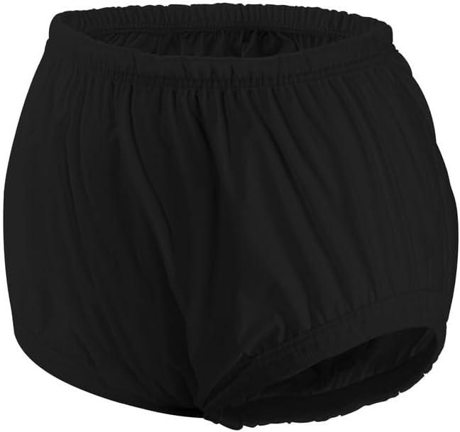 Carer Adult Diaper Cover Noiseless Leakproof Underwear Cover Durable, Lightweight Waterproof Underwear for Incontinence (M, Black)