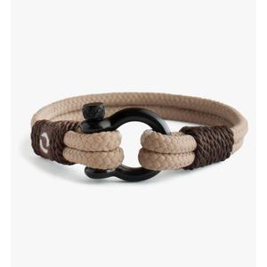 Mens Rope Bracelet - Stainless Steel Black Shackle, Extremely Durable and Scratch Resistant Waterproof Paracord, Handmade, Nautical Wristband for Men B-2-9 Pack of 2