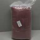 FUNHOME Outdoor Chair Cushions 19 x19 Inch, Water Resistant Tufted Seat Cushions 19", Reversible, Weather Resistant, Rounded Back Wicker Chair Cushion for Patio Garden Furniture(Dark Red)