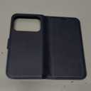 TUCCH Case Wallet for iPhone 17 Pro (6.3") 2025, Stand, RFID Blocking, 4 Card Holder, TPU Shockproof Inner Shell, PU Leather, Magnetic Closure Folio Protective Cover, Dark Blue