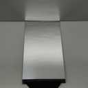 Rectangular Free-Standing Makeup Mirror, Frameless 1X Vanity Mirror with Adjustable Tilt, Metal Base, for Desk, Bathroom Countertop or Windowsill, 12 x 7 Inches