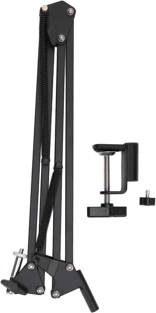 Premium Steel Overhead Camera Mount Desk Stand with 1/4 Screw Head Adapter for Stable in Overhead Video Baking Making Demo Videos Live Streaming Online Courses 