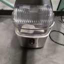 Countertop Nugget Ice Maker Pro - 34lbs/24H, Self-Cleaning Pellet Ice Machine with Soft Chewable Ice, One-Touch Operation for Home, Kitchen, Office (Silver)