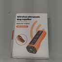 Dog Bark Deterrent Devices Rechargeable Anti-Barking Device for Dogs 50ft Long Range Ultrasonic Correct Your Dog's Bad Behavior at the Push of aButton Better Than Shock Collars or Dog Training Collars (Orange 1 Pack)