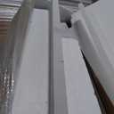 Fredbeck 60x96 Inch White Sliding Barn Door Slab with 10ft Hardware Kit Included, 5-Panel,White Doors for Bedroom