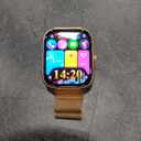 Smart Watch for Women with Blood Pressure Monitor, 2.06" AMOLED Display, IP68 Waterproof Fitness Tracker, 118 Sports Modes, Heart Rate/SpO2/Sleep Monitor, Gift for Her, Compatible with Android iPhone (Rose Gold)